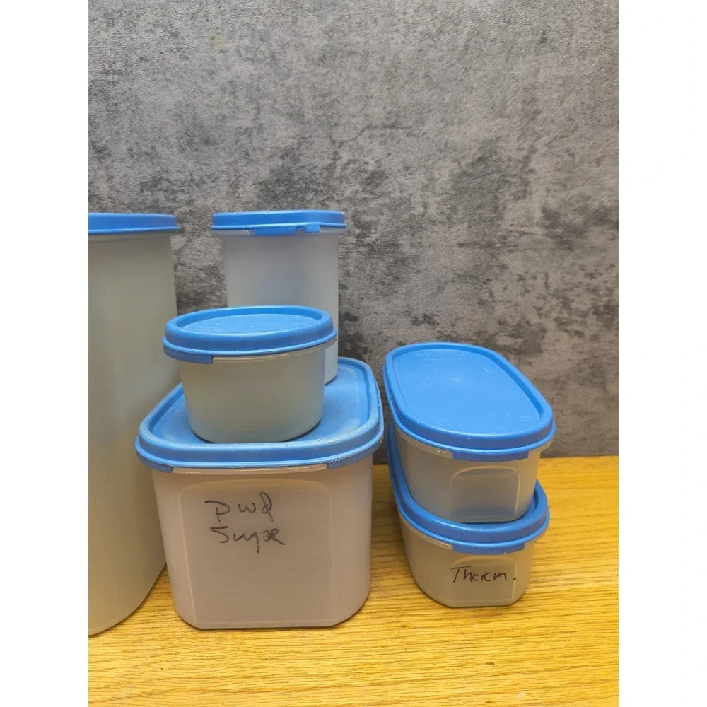 Tupperware Modular Mate Oval Container w/Lid 1615/1614/1605/1792/1611/1606 Lot 7